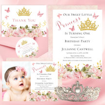 Crown   Butterflies Floral Princess