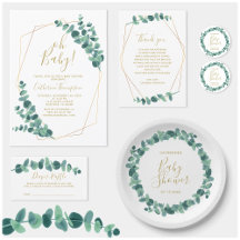Greenery Eucalyptus Baby Shower
