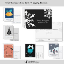 Small Business Seasonal Greeting Cards Collection