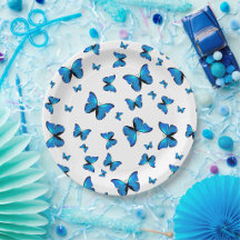 Blue Butterflies Decor And Party Supplies