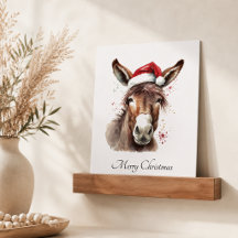 Merry Little Christmas Donkey