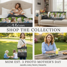 Mom Established Elegant 3 Photo Gifts for Mom