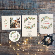 Festive Elegance: Botanical Christmas Wreath 