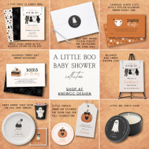 Little Boo Halloween Theme Fall Baby Shower
