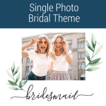 Single Photo Bridal Party Gifts