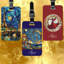 Custom Travel Luggage Tags Collection