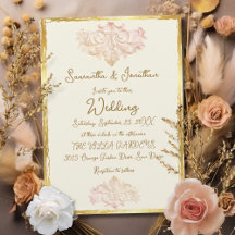 Champagne Gold Baroque Elegance Wedding Suite