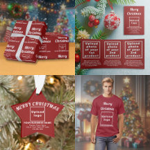 Red Christmas Business Supplies