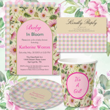 Floral   Vibrant Spring Floral Baby Shower 