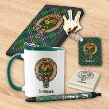 Clan Cockburn Tartan and Crest Collection