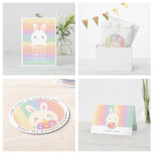Some Bunny is One Rainbow Birthday for Kids