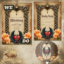 Celtic elegance with a heart and wings