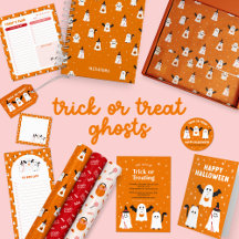 Trick or Treating Ghosts Halloween Collection