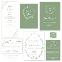 WEDDING   Rustic Wildflowers   Sage Green