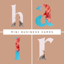 Hairstylist MINI Business Cards