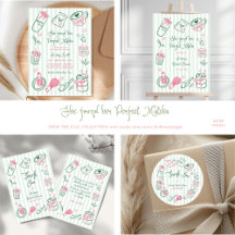 She found her Perfect Matcha Stripes Bridal Shower