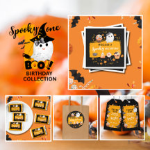 Cute Spooky One Halloween Birthday Party  
