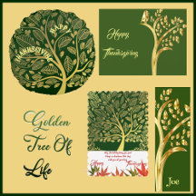 Golden Tree Of Life, Greenery, Foliage Gift Ideas