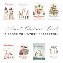 Animal Christmas Cards