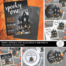 Spooky One Halloween 1st Birthday Party