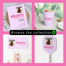 "Cheers to forty years" Retro Typography