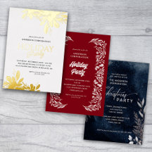 Corporate Christmas Holiday Party Invitations