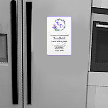 Pretty Floral Wreath Wedding Set