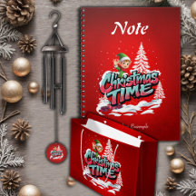 A cheerful cartoon elf with green clothing 