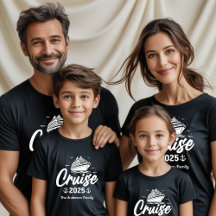 Personalized cruise t-shirt for families