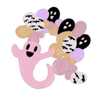 Ghost with Balloons