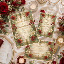 Romantic Art Nouveau Floral Elegance