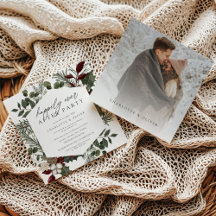 Elegant Winter Greenery Wedding