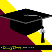 Burgundy & Yellow Graduation