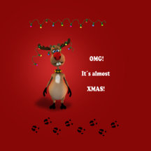 Funny Christmas Reindeer