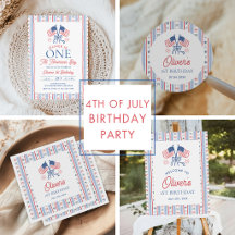 Red, White & Blue 4th of July Birthday