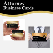 Attorney Business Card Templates