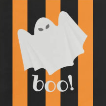 Cute Halloween Party Decor - Ghost Orange Black 