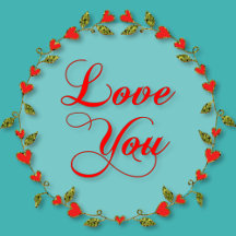 Loving You Rambling Valentine Hearts