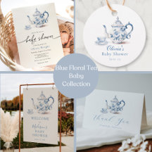 Blue Floral Tea Party - Baby Collection