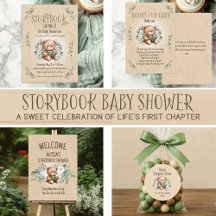 TEDDY BEAR STORYBOOK GENDER NEUTRAL BABY SHOWER