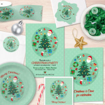 Christmas Illustrations Holiday Party