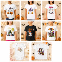 Spooky Halloween Monster Truck Boo Crew T_shirt