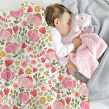 Cute Pink Floral Trendy Flowers