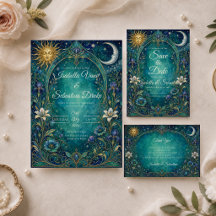 Celestial Art Nouveau Wedding