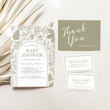 Fall Foliage Neutral Baby Shower