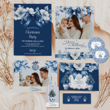 Chinoiserie Chic Blue Christmas