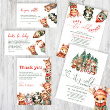 Baby It's Cold Outside Winter Woodland Baby Shower
