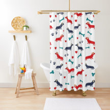 Dachshund Dogs Vintage Doxies Bathroom Accessories