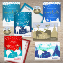 Merry & Bright Company Holiday Cards