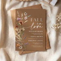 Fall Baby Shower Invitations Collection 